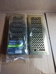Hampton Bay Floor Register Vent Cover Brushed Gold 4"X12" Lattice Interwoven.. Fixed Price $30.00.