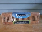 Decor Grates WL18BB Lattice Baseboard Floor Register, 18-INCH, Natural Oak. Fixed Price $24.99.