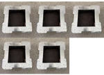 Master Flow 6 In. Duct Board Insulated Register Box (qty 5) New. Fixed Price $25.59.
