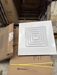 Titus Perforated Ceiling Diffuser D651391, 10, 12X12,24X24, 3, 26, A4, D75. Fixed Price $119.99.