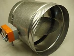 7" Spring Return Damper With Belimo TFLB24 120V Motor Actuator. Fixed Price $307.00.
