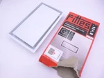 Fittes Framed Wall Vent White Lite DWLITFR8X14WHT. Fixed Price $49.99.