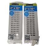 2X Decor Grates 3X10 Plastic Floor Register Vent Cover Gray PL310GY Pack. Fixed Price $25.00.