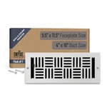 Empire Register Co, Ceiling & Wall Vent Cover - 4X10 Inch, Art Nouveau Design.... Fixed Price $42.92.