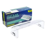 Dgq Unbreakable Air Deflector 8" 12" Adjustable Heat And Vent Clear. Fixed Price $17.36.