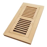 Homewell White Oak Wood Floor Register Vent, Flush Mount With Frame, 4X10 Inch,. Fixed Price $47.76.