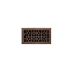 Signature Hardware Appert Steel Floor Register - Oil Rubbed Bronze 4" X 10". Fixed Price $35.00.