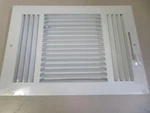 Home Intuition 12" X 8" 3-WAY Air Vent Cover Grille Adjustable Register White. Fixed Price $11.54.