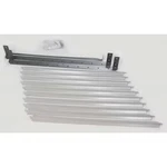 Dayton 5ZKD4 Vertical Louver Kits, Gray, 22-15/16" H. Fixed Price $84.29.