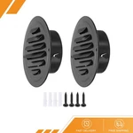 2PCS 3" Round Air Vent Cover Stainless Steel Louvered Inlet Outlet Grill Black. Fixed Price $17.58.