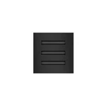Buildmart - 6X6 Modern Vent Cover Decorative Black Aluminum Air S.... Fixed Price $56.25.
