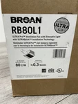Broan RB80L1 Ultra Pro Cfm .3 Sone Ceiling Mounted Led Hvi - White. Fixed Price $107.99.