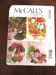 *mccalls M6453 Patchwork Christmas Tree Skirt Wreath Stockings Ornaments Uncut. Fixed Price $6.99.