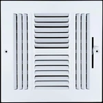 Fits 8X8 Duct Opening 4 Way Steel Air Supply Diffuser By Register Vent Cove.... Fixed Price $25.00.