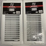Floor Register Vents Qty White X 10 Damper 24 Gauge Steel Face Paintable 2B3. Fixed Price $9.99.