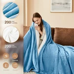 Heated Electric Throw Blanket, 10 Heat, Auto-off, Flannel Sherpa, Etl Safe. Fixed Price $153.58.