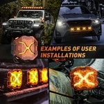 2X Novsight 4" Led Off Road Driving Light Bulb Bright Lamp Special X-line Design. Fixed Price $86.69.