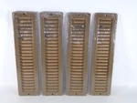 New Proselect X 12" Toe Space Grille PSTSBK12, Brown (qty 4). Fixed Price $24.95.