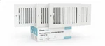 4" X 10" White Sidewall & Ceiling Register 2 Way Steel Air Vent Cover,. Fixed Price $52.35.