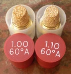 Lot Of 2 Delavan 1.00-60A & 1.10-60A Oil Burner Nozzle New Old Stock. Fixed Price $14.99.