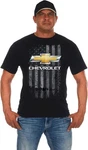 Jh Design Men's Chevy Bow Tie Patriotic American Flag T-shirt. Fixed Price $23.98.