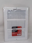 Everbilt 12" Inch X 8" Ceiling/wall Register White 3-WAY Air Deflection. Fixed Price $19.99.