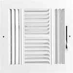 Hbw 8"X (duct Opening Size) 4-WAY Stamped Face Steel Ceiling/sidewall Air Sup. Fixed Price $28.99.