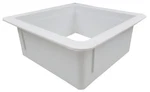 Hengs White Roof Vent Trim Ring With Radius Corners 6" Vertical Leg For 14X14". Fixed Price $29.95.