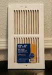 Truaire H170 12X06 In. White Return Grille Hvac. Fixed Price $14.40.