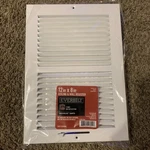 New Everbilt 12IN 8IN Ceiling & Wall Register, Maximum Air Flow./vent/heat/coo. Fixed Price $25.00.