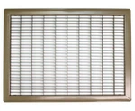 Hvac Premium 16" X 30" Heavy Duty Walkable Floor Grille - Brown. Fixed Price $130.00.