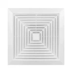 Piumeif Bathroom Exhaust Fan Cover With Springs, 12X12, White. Fixed Price $20.41.