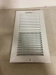 True Aire 6"X12" 2-WAY Powder Coat White Steel Wall/ceiling Register. Fixed Price $14.38.