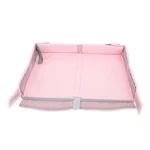 Asixxsix Foldable Airplane Tray Cover With Pockets, Portable Toddler Travel T.... Fixed Price $32.45.