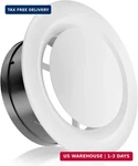Hg Power 8 Inch Soffit Vent, Adjustable Air Cover, Abs Round Ceiling. Fixed Price $31.78.