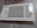12" X 6" Wall/ceilingmetal Register Vent Cover White Ac Heat Air Grille. Fixed Price $18.95.