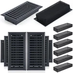 12 Pcs 4" X 10" Floor Register With Cover Trap, 6 Heavy Duty Metal Walkable V.... Fixed Price $88.50.