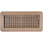 4 X 10 Inch Duct Opening Brown Air Cover For Floor One-way Ventilation. Fixed Price $11.98.