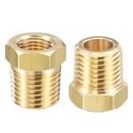 Uxcell Brass Pipe Fitting Reducer Adapter 1/4" Bspt 1/8" Npt,. Fixed Price $13.56.