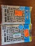 Lot Of Qty 2 Decor Grates AJL610W-NKL Wall Register. Fixed Price $20.00.