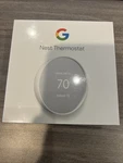 New Google Nest Thermostat Snow Model G4CVZ Sealed. Fixed Price $54.95.