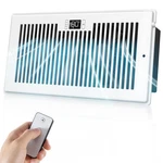 Register Booster Fan 6 X 12 10 Speed Smart Heating Cooling White Biowind Quiet. Fixed Price $89.99.