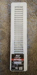 Altus White 2 1/4" X 14" Metal Floor Register - New Packaging. Fixed Price $21.00.