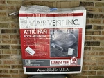 Air Vent Inc RV28WW Roof Attic Fan 1320 Cfm Exhaust W/ Thermostat. Fixed Price $74.99.