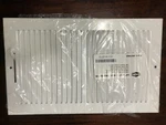 Ez-flo, White 61662 Two-way Ventilation Steel Sidewall/ceiling Register, 14 Inch. Fixed Price $15.00.