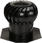 Air Vent T0BS0100 Aluminum Black Hawk Wind Turbine And Base 12 In.. Fixed Price $89.00.