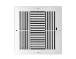 Venti Air 10 In X White Plastic Square 4 Way Supply Register. Fixed Price $16.99.
