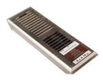 Floor Register Accord Select Louvered Collection 4" X 14 Satin Nickel. Fixed Price $15.00.