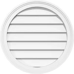 Ekena Millwork GVPRO12X1202SF Round Surface Mount Pvc Gable Vent, 12W 12H,. Fixed Price $82.35.
