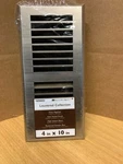 Accord Select Louvered 4-IN X 10-IN Abs Resin Floor Register Satin Nickel. Fixed Price $15.99.